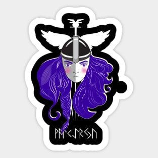 Purple Valkyrie Sticker